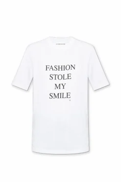 Victoria Beckham WHITE Printed T-shirt