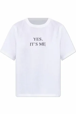 Victoria Beckham WHITE T-shirt with print