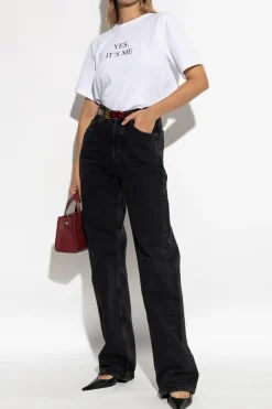 Victoria Beckham WHITE T-shirt with print