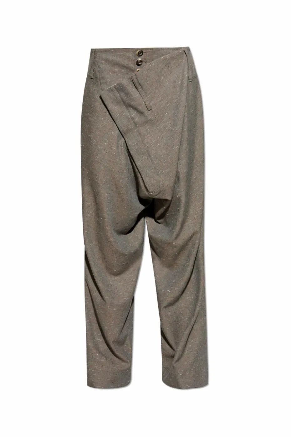 Vivienne Westwood beige Trousers with asymmetric fastening