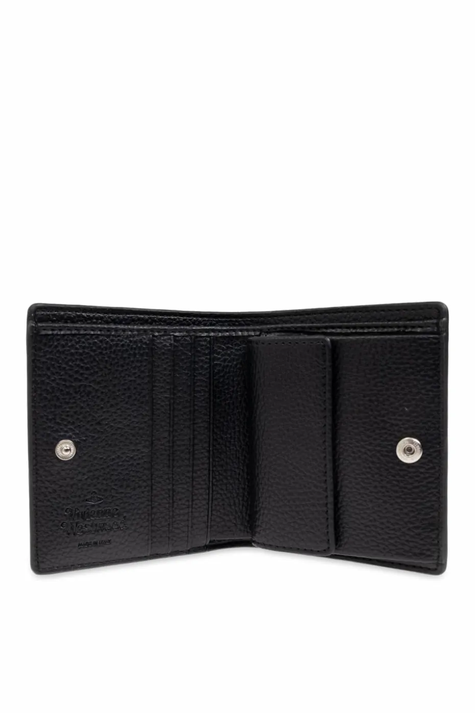 Vivienne Westwood BLACK Leather wallet with logo