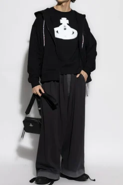 Vivienne Westwood BLACK Sweatshirt with logo