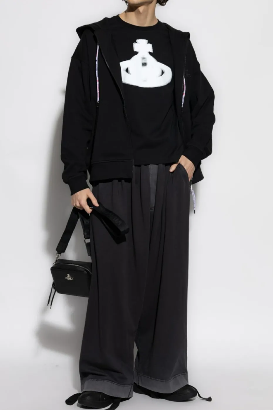Vivienne Westwood BLACK Sweatshirt with logo