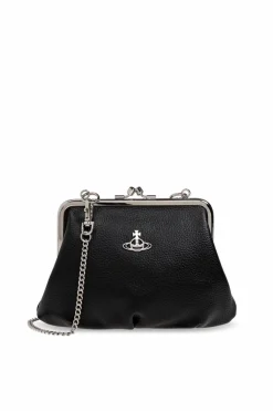 Vivienne Westwood BLACK Shoulder bag Granny Frame
