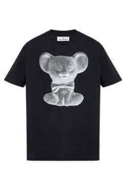 Vivienne Westwood BLACK T-shirt with logo