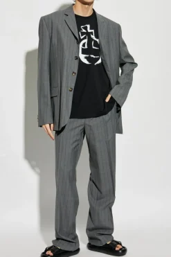 Vivienne Westwood BLACK T-shirt with logo