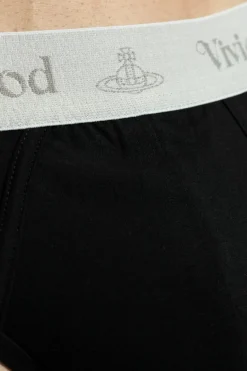 Vivienne Westwood BLACK Two-pack of briefs by Vivienne Westwood