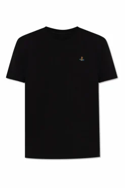 Vivienne Westwood BLACK T-shirt with logo