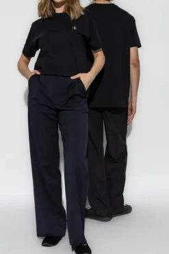 Vivienne Westwood BLACK T-shirt with logo
