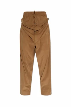 Vivienne Westwood BROWN Corduroy double-layer pants