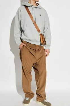 Vivienne Westwood BROWN Corduroy double-layer pants