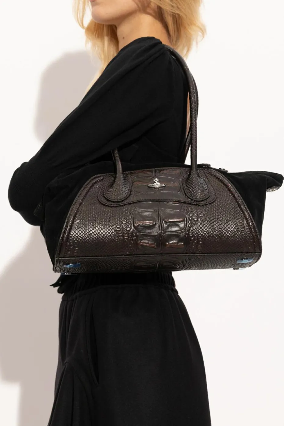 Vivienne Westwood BROWN Shoulder bag "Shirley"