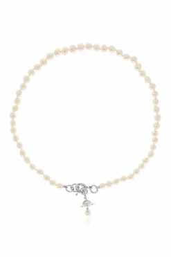 Vivienne Westwood cream Brass necklace