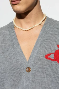 Vivienne Westwood cream Brass Necklace