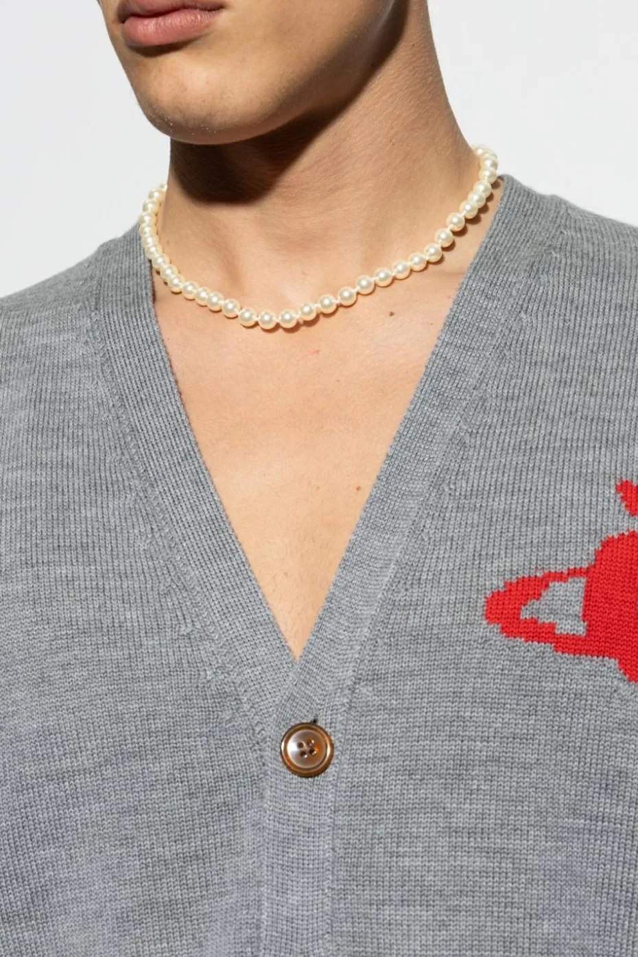 Vivienne Westwood cream Brass Necklace
