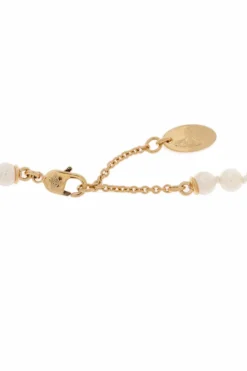 Vivienne Westwood cream Short pearl necklace