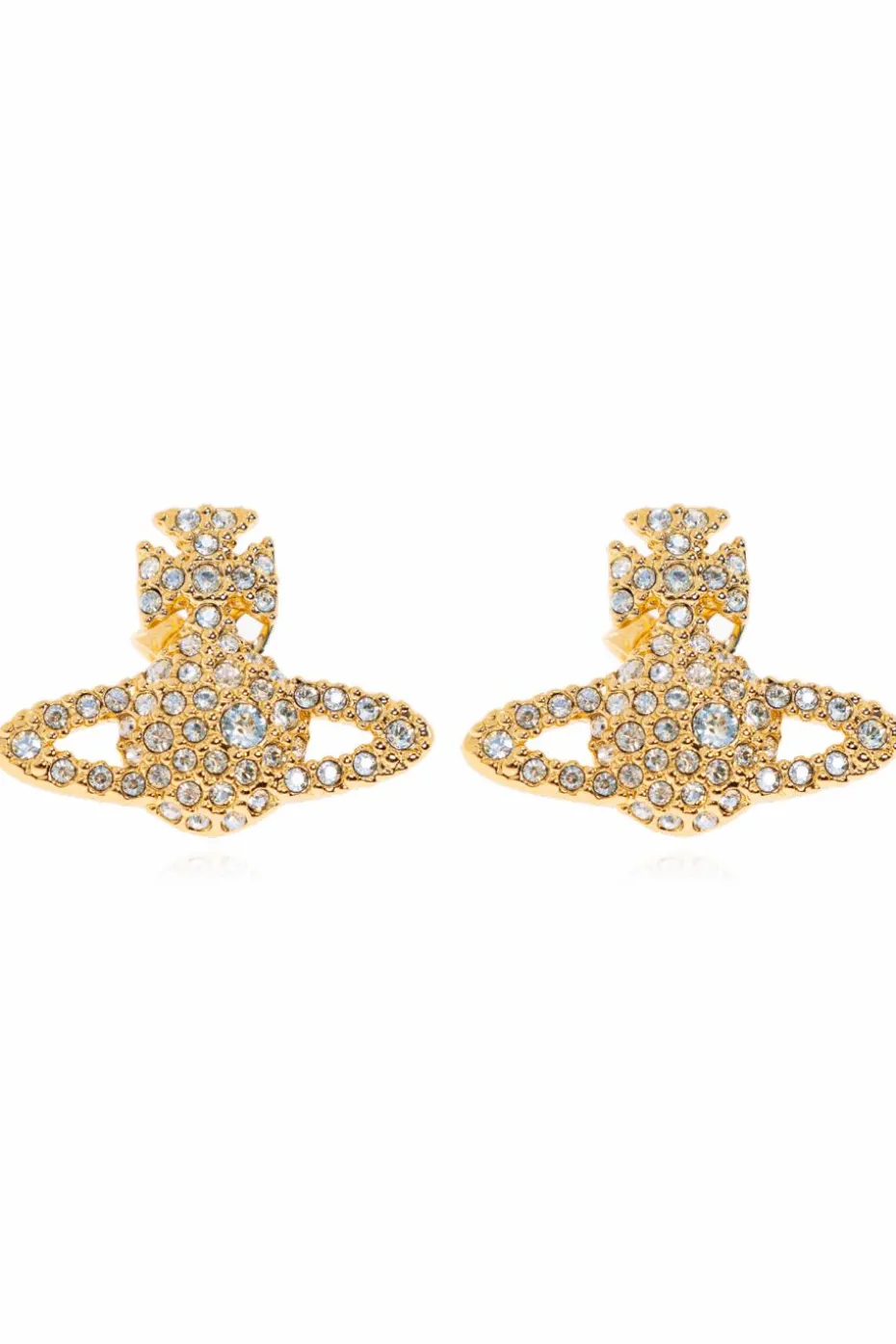 Vivienne Westwood GOLD Earrings with logo