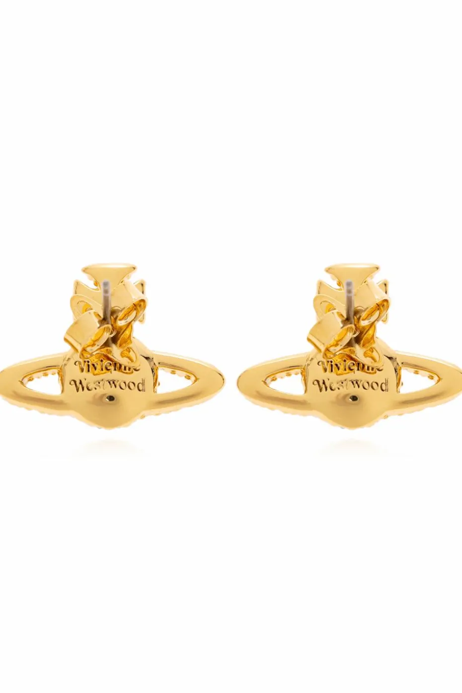 Vivienne Westwood GOLD Earrings with logo