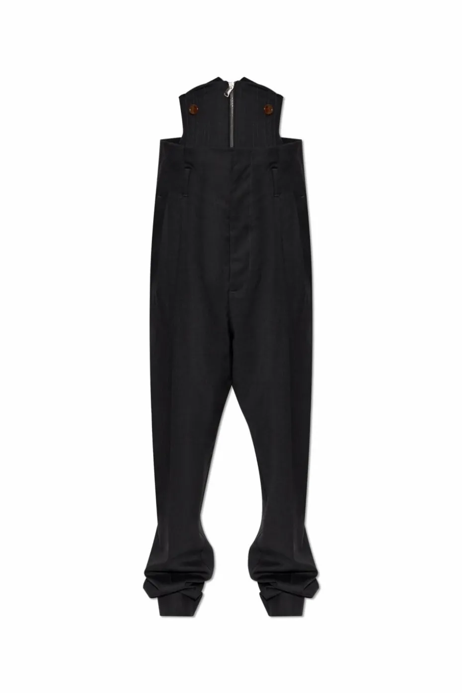 Vivienne Westwood GREY Pants with detachable corset