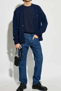 Vivienne Westwood NAVY BLUE T-shirt with logo