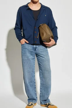 Vivienne Westwood NAVY BLUE Sweater with logo