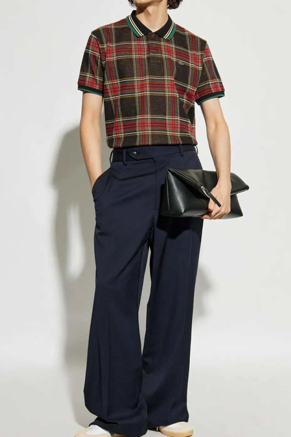 Vivienne Westwood NAVY BLUE Wool trousers