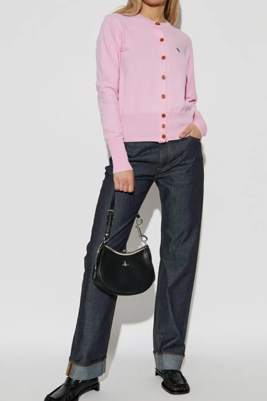 Vivienne Westwood PINK Cardigan with cashmere finish