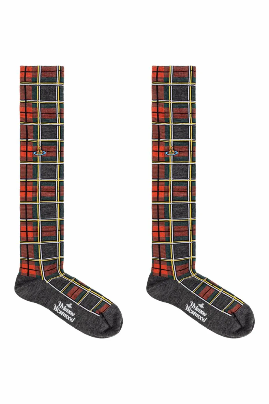 Vivienne Westwood RED Plaid pattern socks