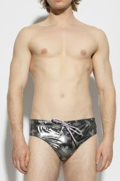 Vivienne Westwood SILVER Swimming briefs
