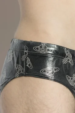 Vivienne Westwood SILVER Swimming briefs