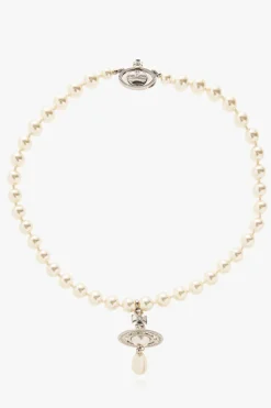 Vivienne Westwood WHITE Chocker with charm