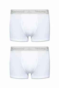 Vivienne Westwood WHITE Two-pack of boxer shorts