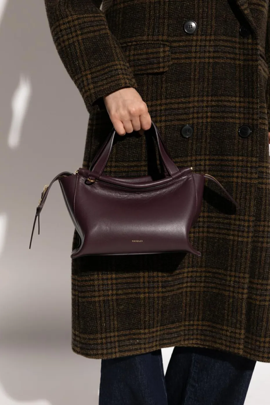 Wandler BURGUNDY Handbag "Ida"