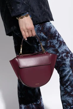 Wandler BURGUNDY Handbag "Hortensia Mini"