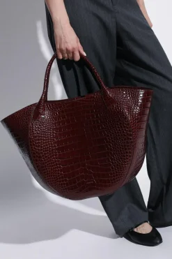 Wandler BURGUNDY Shopper bag "Hortensia"
