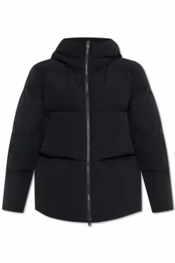 Woolrich BLACK Down jacket with hood