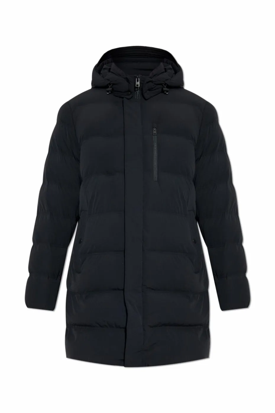 Woolrich BLACK Down jacket with detachable hood