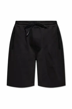 Woolrich BLACK Shorts with pockets