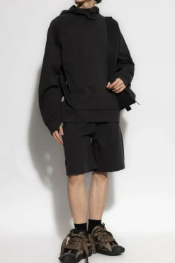 Woolrich BLACK Shorts with pockets