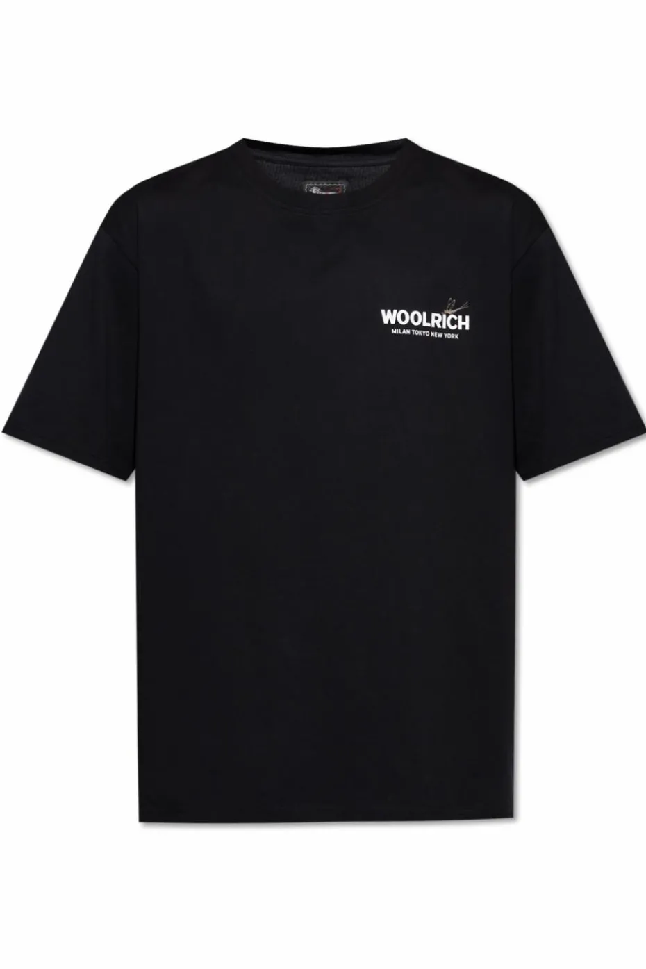 Woolrich BLACK T-shirt with logo