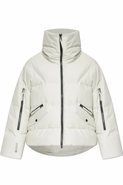 Woolrich cream Ski jacket with wide collar