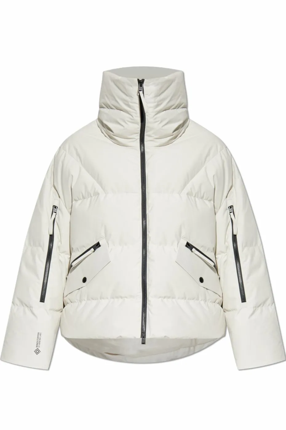 Woolrich cream Ski jacket with wide collar