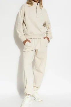 Woolrich cream Sweatshirt with printed logo