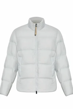 Woolrich GREY Down jacket with stand-up collar