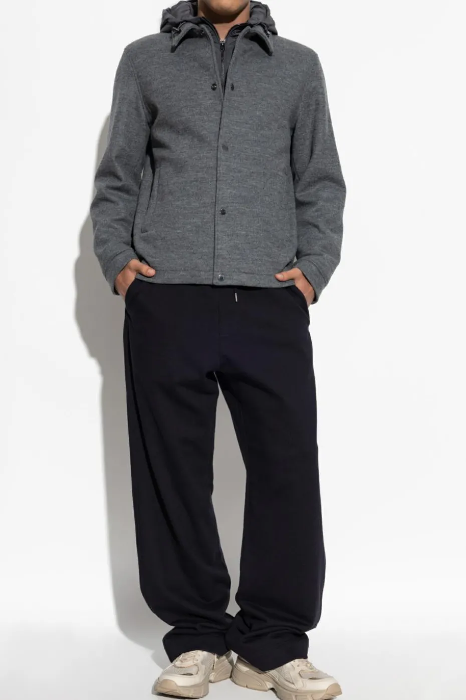 Woolrich GREY Jacket with hood