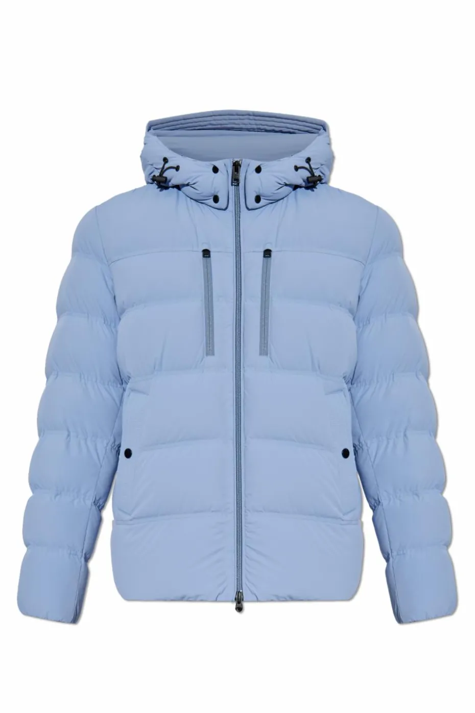 Woolrich light blue Down jacket with detachable hood