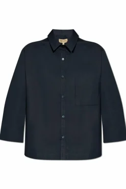 Woolrich NAVY BLUE Cotton shirt