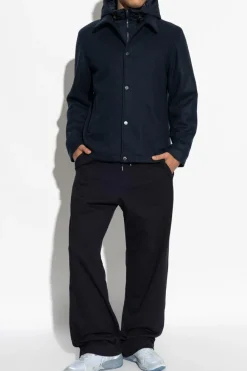 Woolrich NAVY BLUE Hooded jacket