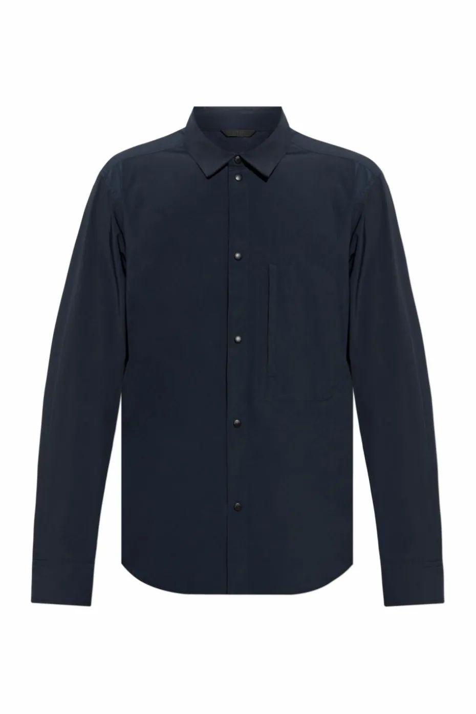 Woolrich NAVY BLUE Shirt with zip pocket