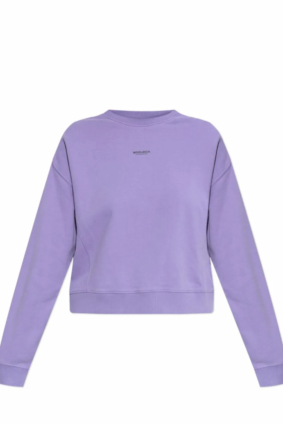 Woolrich PURPLE Sweatshirt with printed logo